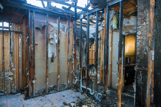 Professional Fire Damage Repair technician working in Pendleton, OR